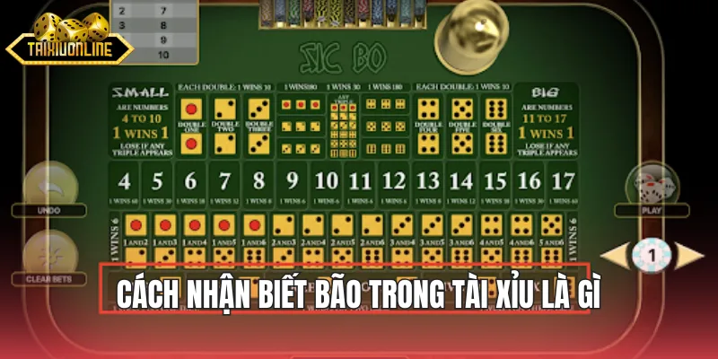 Cách nhận biết bão trong tài xỉu là gì