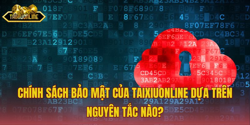 Chính sách bảo mật của Taixiuonline dựa trên nguyên tắc nào?